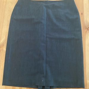 Navy Pencil Skirt
